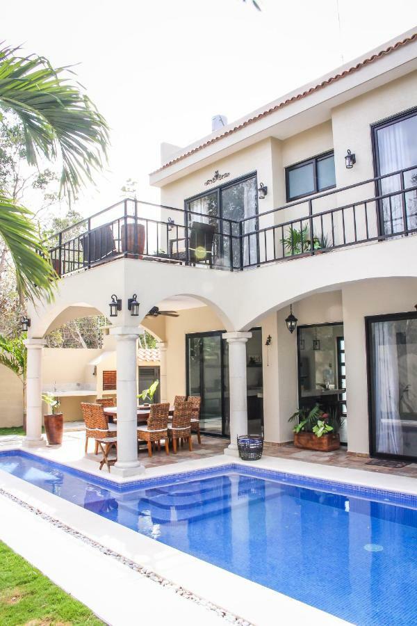 Tulum Stunning Villa For 10-Cabana-Private Pool-Parking エクステリア 写真